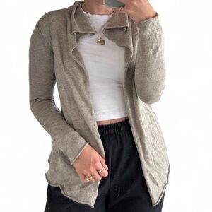 Rozae Nichols cashmere silk and wool cardigan sweater sz small